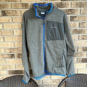 Columbia zip up sweat jacket size XL in excellent condition. Light weight & warm